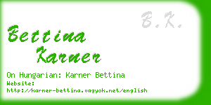 bettina karner business card